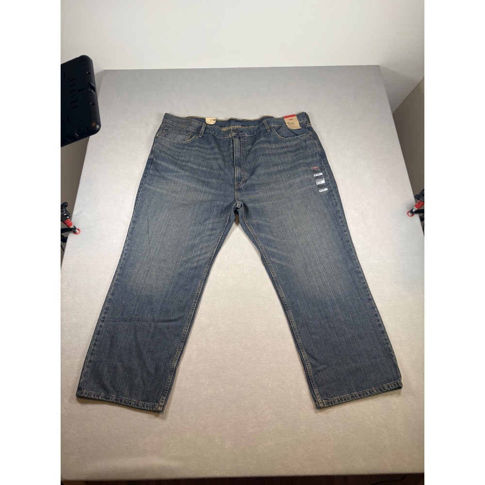 Levis 559 Relaxed Straight Jeans Mens 48x29 Blue Denim Big and Tall NWT